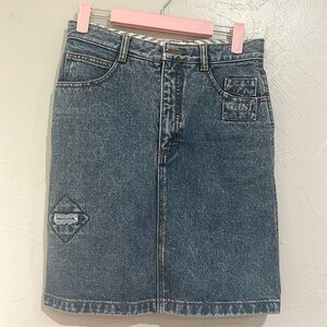 VINTAGE ELIE  JEAN SKIRT ………098